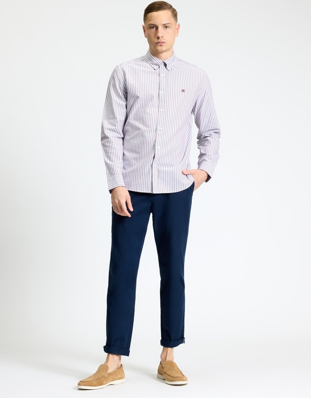 Ben Sherman - Long Sleeve Oxford Stripe Shirt