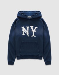 Duke + Dexter - NY Embroidered Navy Hoodie