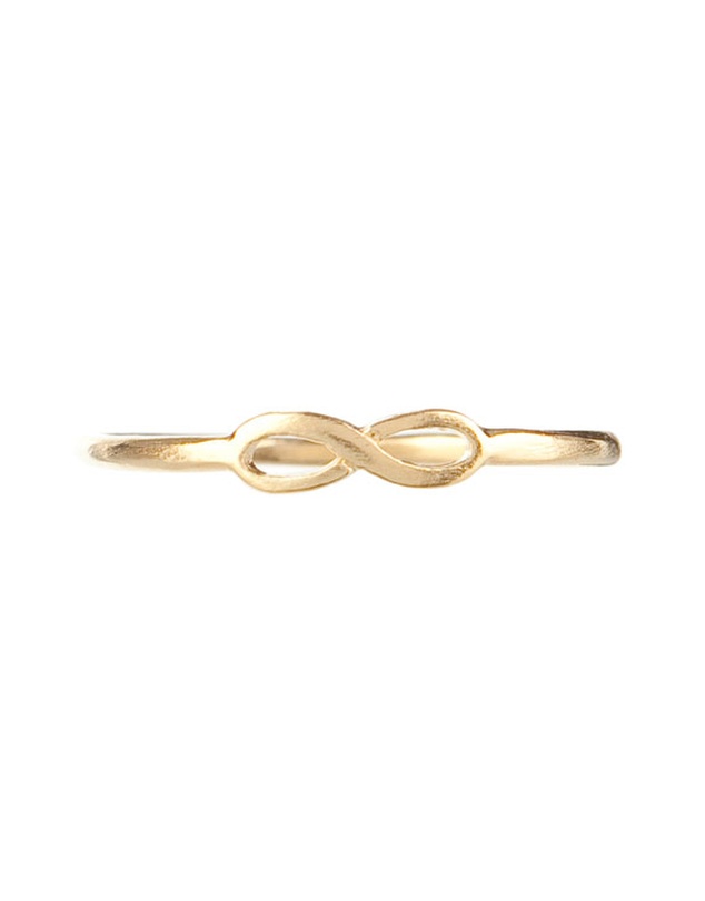 Dogeared - Charmed Gold-Plated Infinity Ring