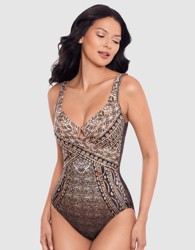 Miraclesuit Swimwear  - Cappadocia Criss Cross Escape Underwired Shaping Swimsuit