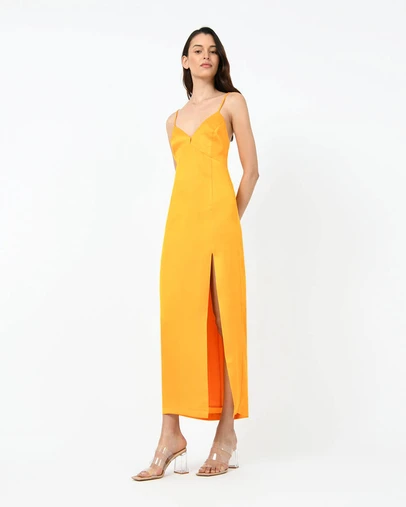 Forcast - Muse Backless Maxi Dress