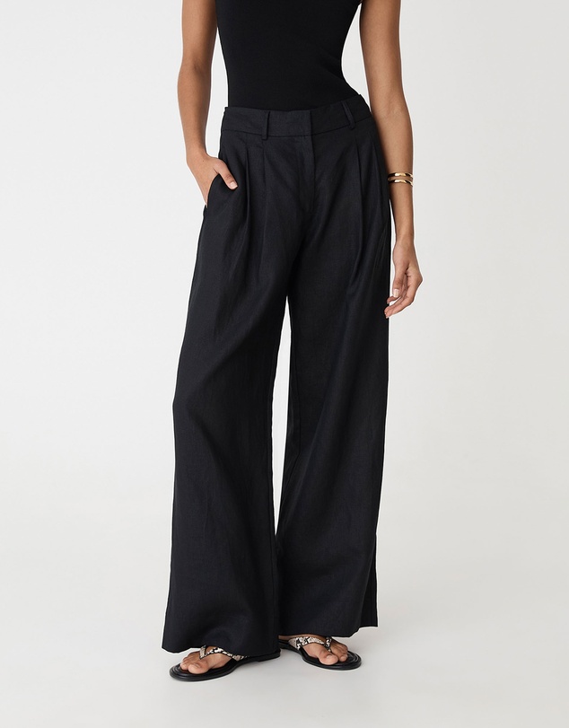 Forcast - Ami Wide Leg Linen Pants
