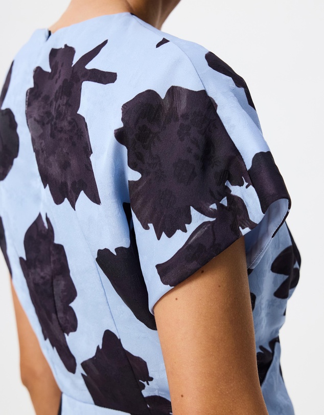 Tussah - Reena Printed Flutter Sleeve Top