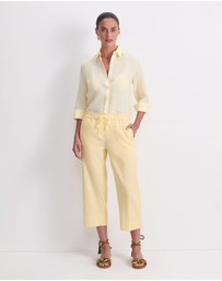 Sportscraft - Rosa Crop Linen Pant