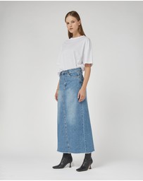 DRICOPER DENIM - Livia Long Denim Skirt