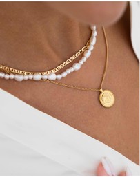 HOUSE OF SLANI - Slim Mar Chain Necklace