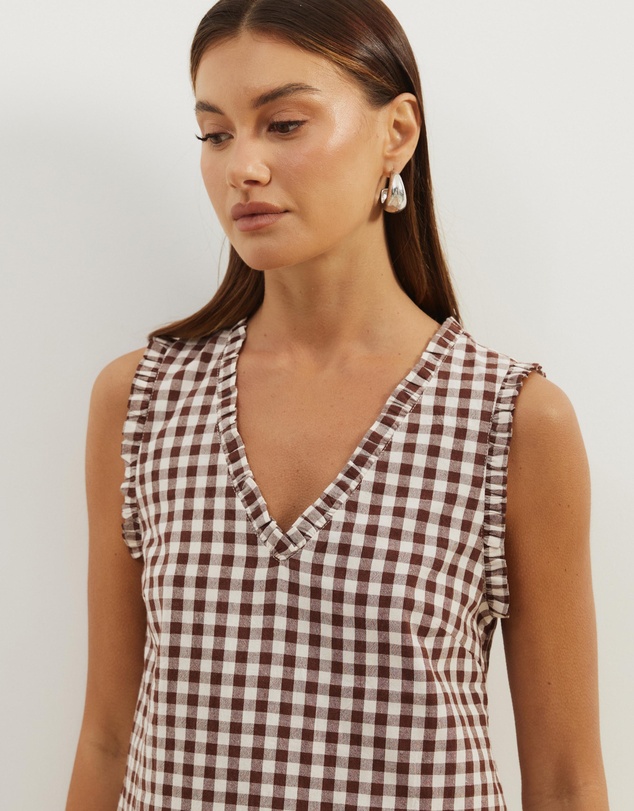 Atmos&Here - Lydia Gingham Mini Dress