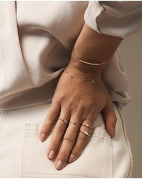 Luna Rae - Solid Gold - Horizon Bangle