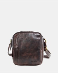 Pierre Cardin - Pierre Cardin Men's Leather Classic Crossbody Bag