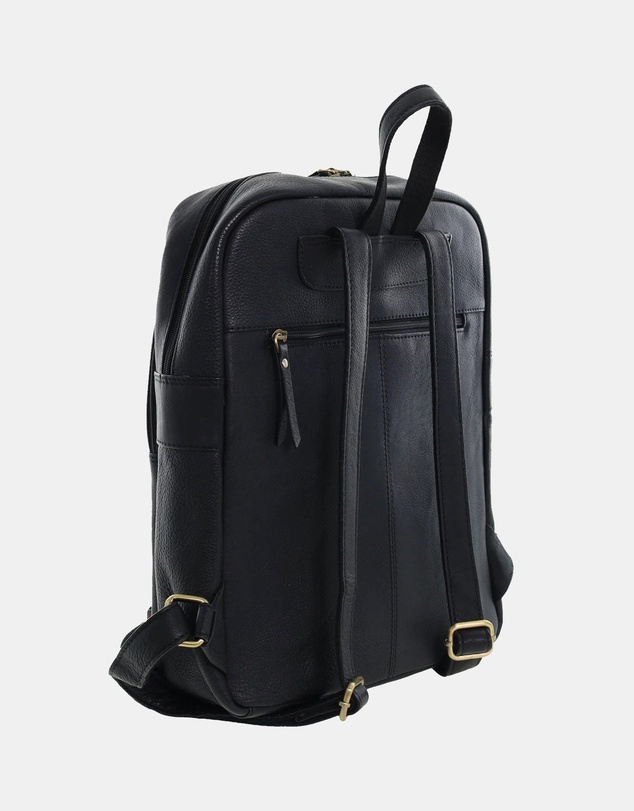 Pierre Cardin - Pierre Cardin Vintage Leather Laptop Backpack