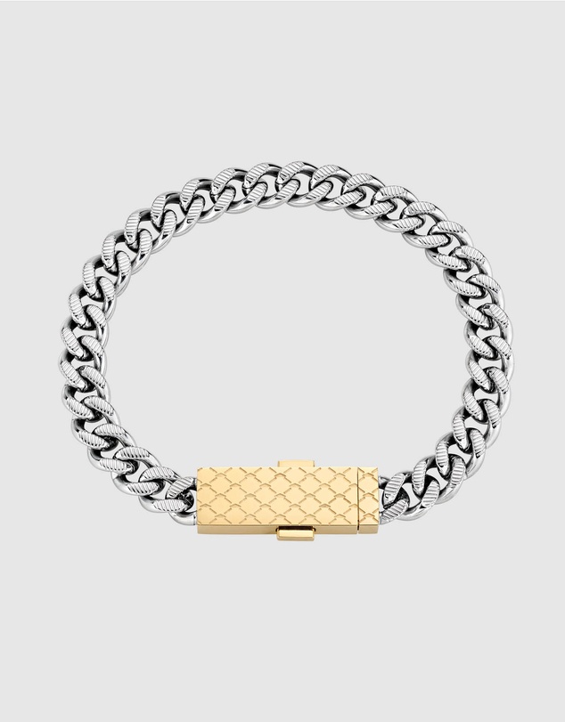 Aston Martin - UCD Rhodium & Yellow Gold-Tone Chain Bracelet