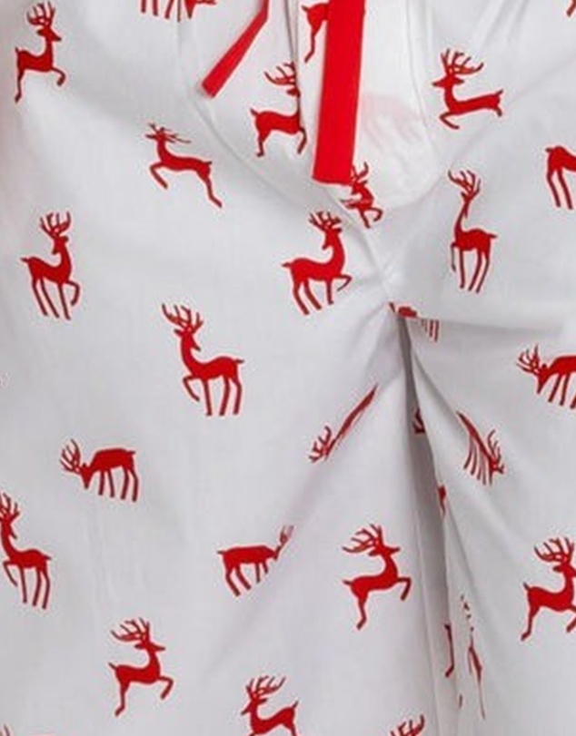 Sant And Abel - Men's Reindeer Red PJ Pants