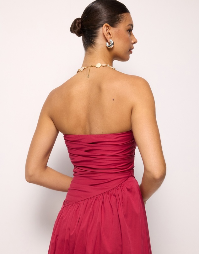 Revibe - Repaired AERE Kiera Strapless Midi Dress - AU 14
