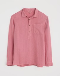 Seasalt - Seasalt Cornwall Pink Artist's Linen Shirt