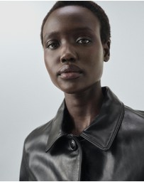 M.N.G - 100% Leather Bomber Jacket