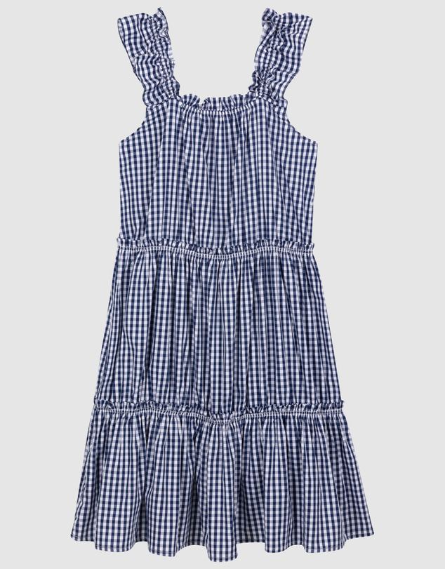 Sant And Abel - Women's Hepburn Gingham Navy Nightie