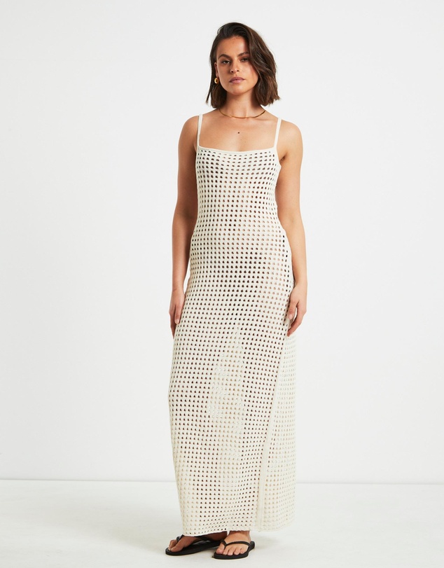 Subtitled - Calypso Crochet Midi Dress