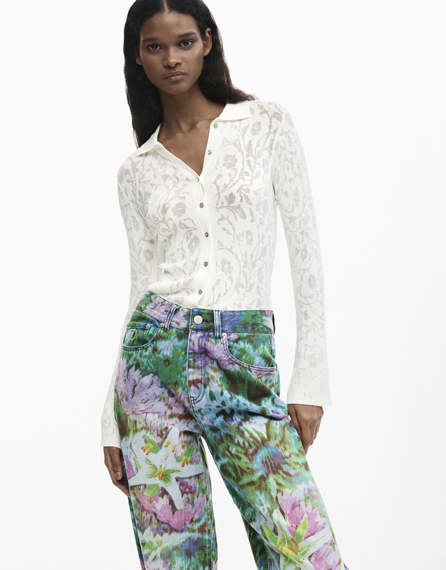 Desigual - Wild garden trousers