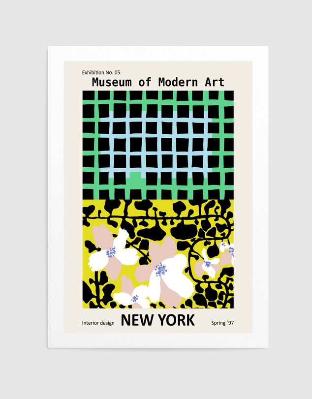 Olive et Oriel - Museum Of Modern Art New York by Annick Art Print