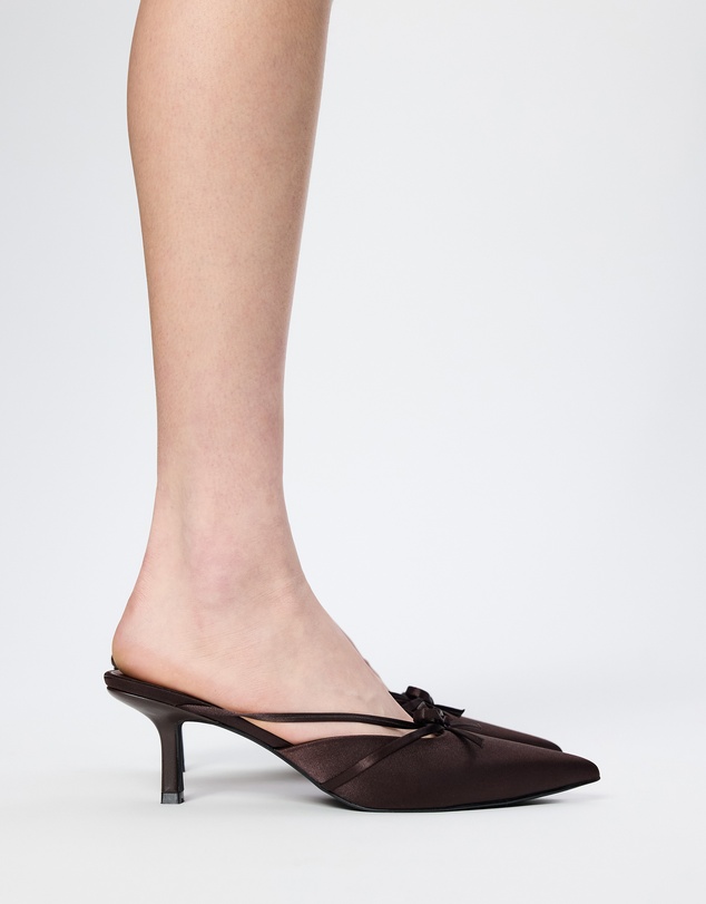 Atmos&Here - Talara Satin Bow Heels