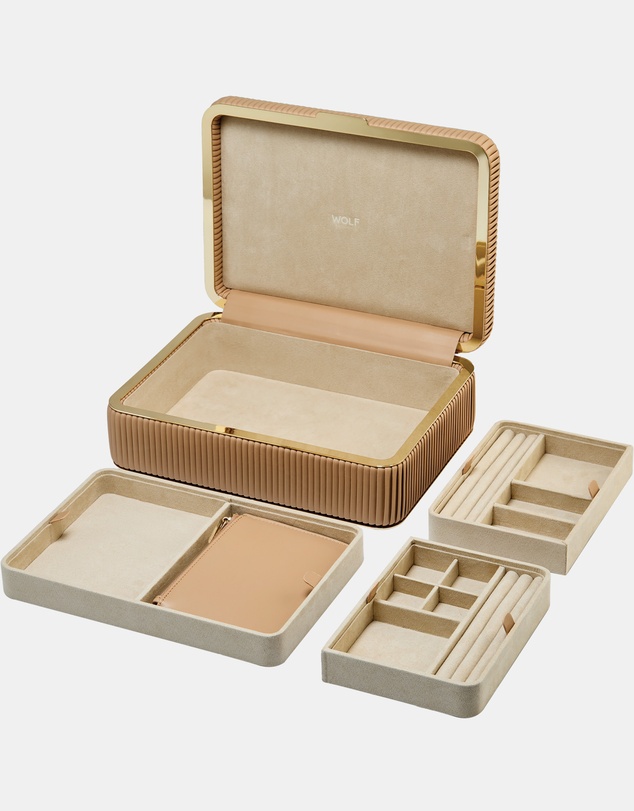 Wolf - Wolf Bella Medium Jewellery Box Mocha