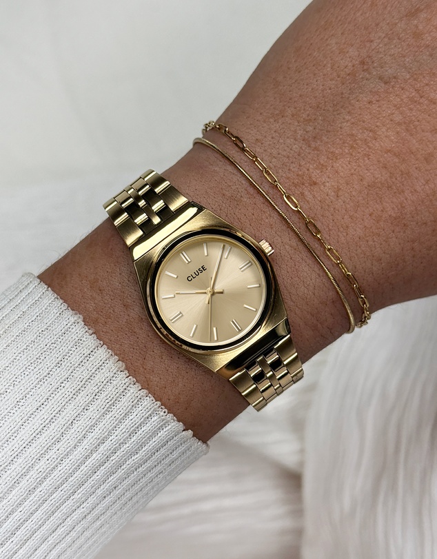 Cluse - Retro 70's Mini Full Gold Link