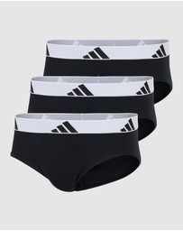 adidas Sportswear - 3 Pack Active Flex Cotton Brief Underwear