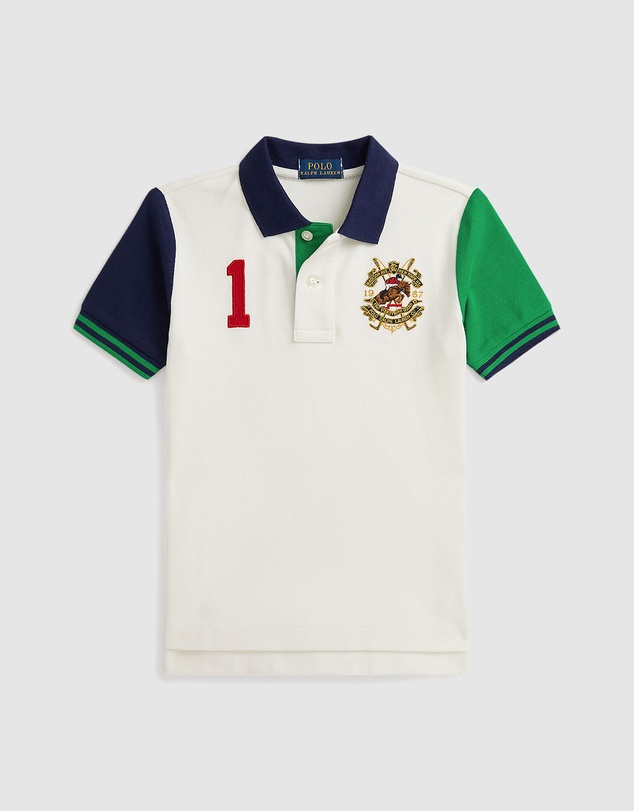 Polo Ralph Lauren - Color-Blocked Mesh Polo Shirt - Kids