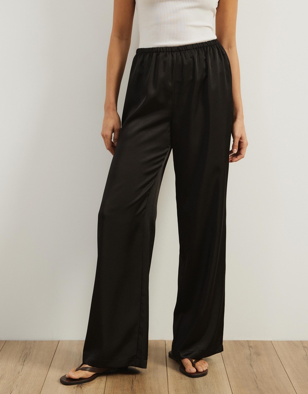 Atmos&Here - Saffron Satin Pants