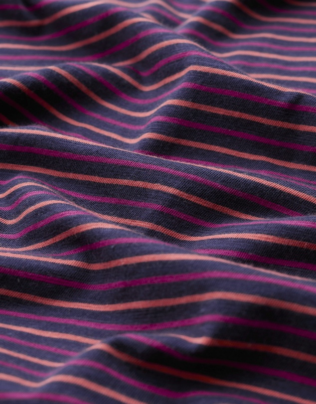 Seasalt - Bryher View Stripe T-Shirt in GOTS Organic Cotton