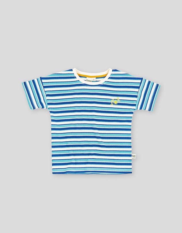 Goldie + Ace - Waffle Stripe T-Shirt - Babies-Kids