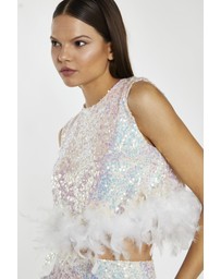 Glamorous - Loose swing crop top