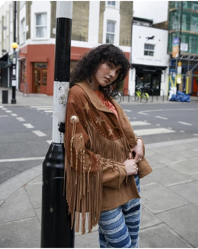 THE TALES - Portobello Road Fringed Suede Jacket