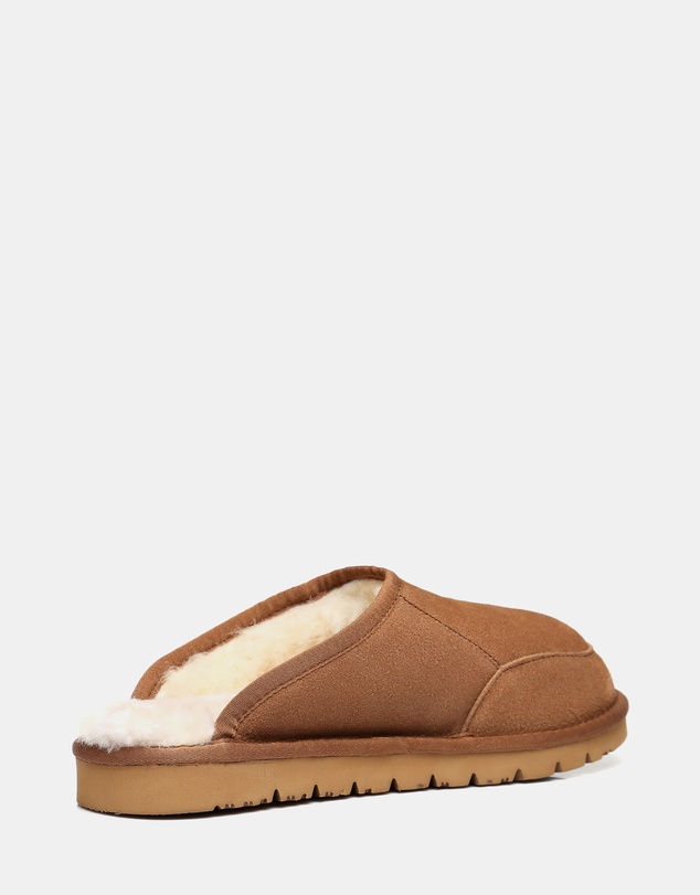 EVERAU - Australian Shepherd Ugg Bred Slipper Cow Suede Upper House Shoes