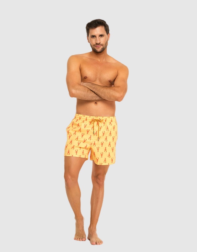 Tolu Australia - Yellow Boardshorts with Lobsters