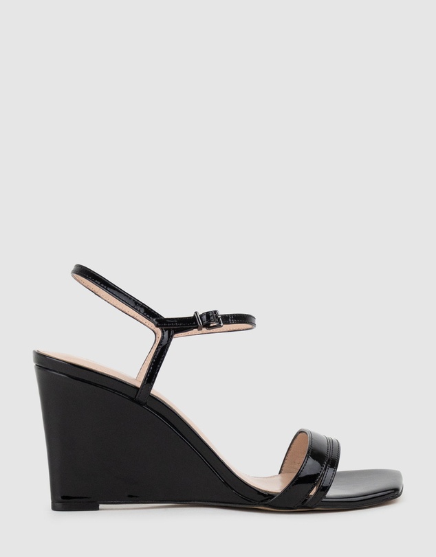Edward Meller - SHILO90 Split Strap Sandal on Wedge