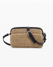 Desigual - S logo raffia wallet