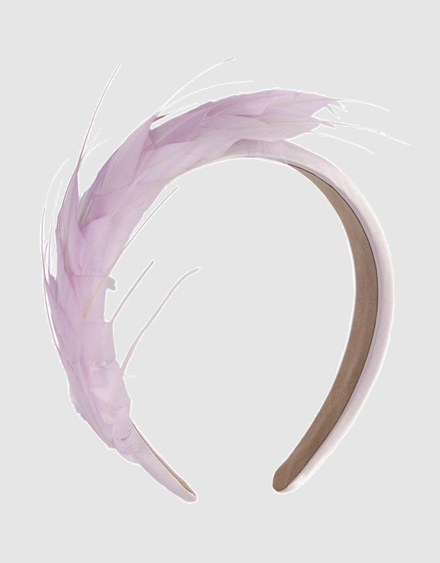 Max Alexander - Lilac Feathers Racing Fascinator Headband