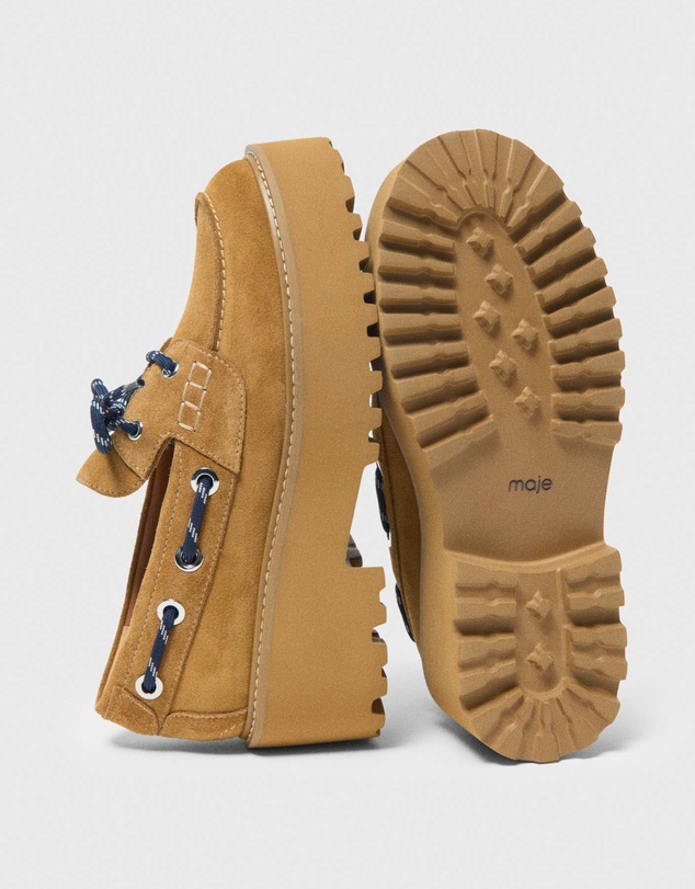 Maje - Finolanehighsuede Loafers