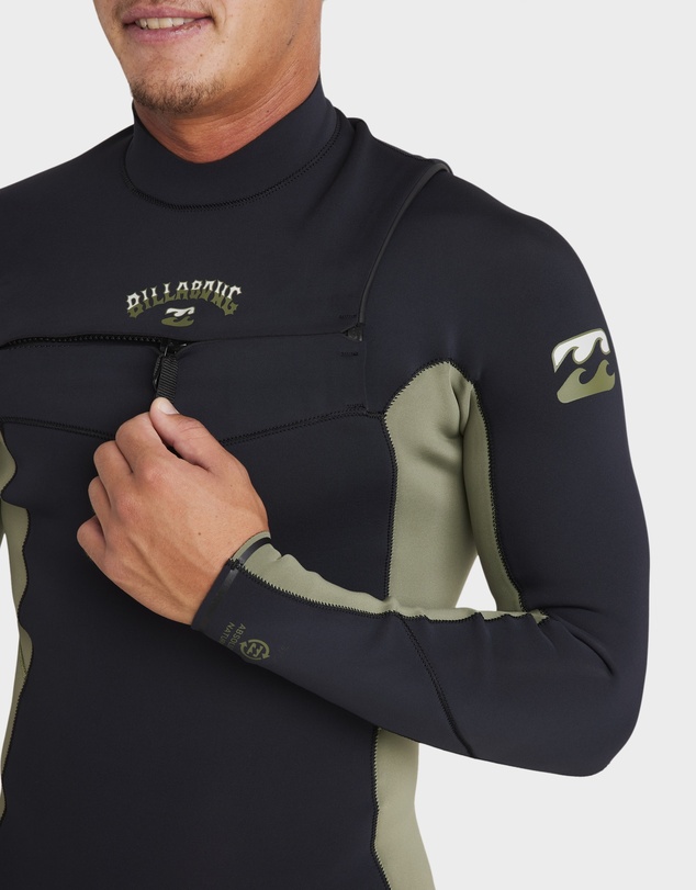 Billabong - Mens 3/2mm Absolute Natural Chest Zip Wetsuit