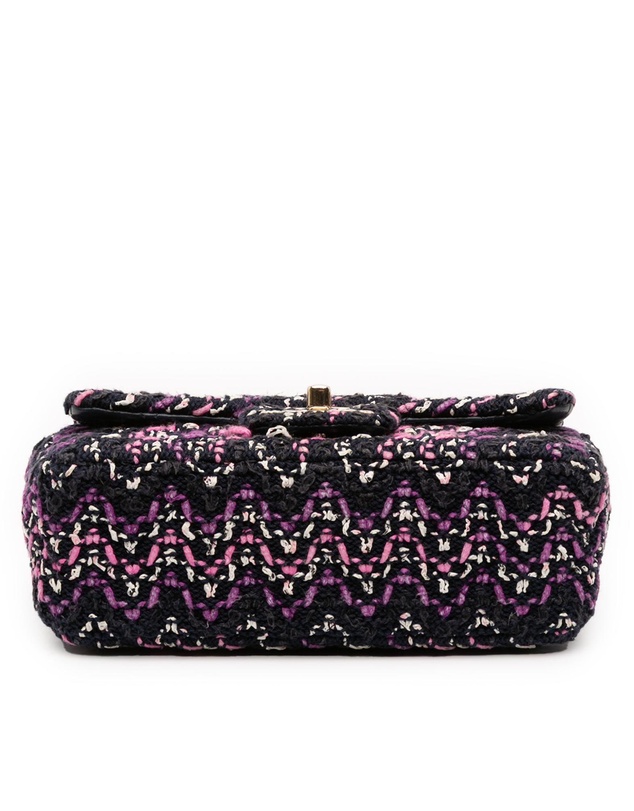 Pre-Loved by Azura Reborn - Pre-Loved Mini Rectangular Classic Multicolor Cotton Stitched Single Flap