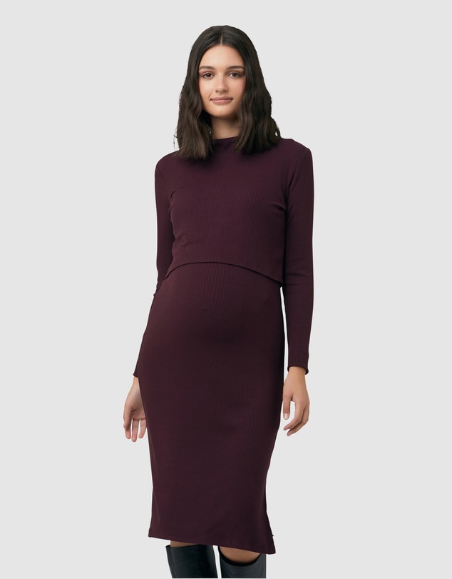 Ripe Maternity - Ruby Double Up Nursing Dress