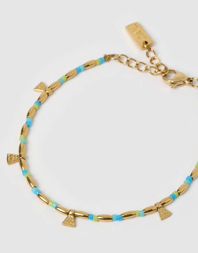 Arms Of Eve - Natalia Gold Bracelet - Ocean