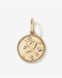 Michael Hill - Diamond Accent Sagittarius Zodiac Pendant in 10kt Yellow Gold