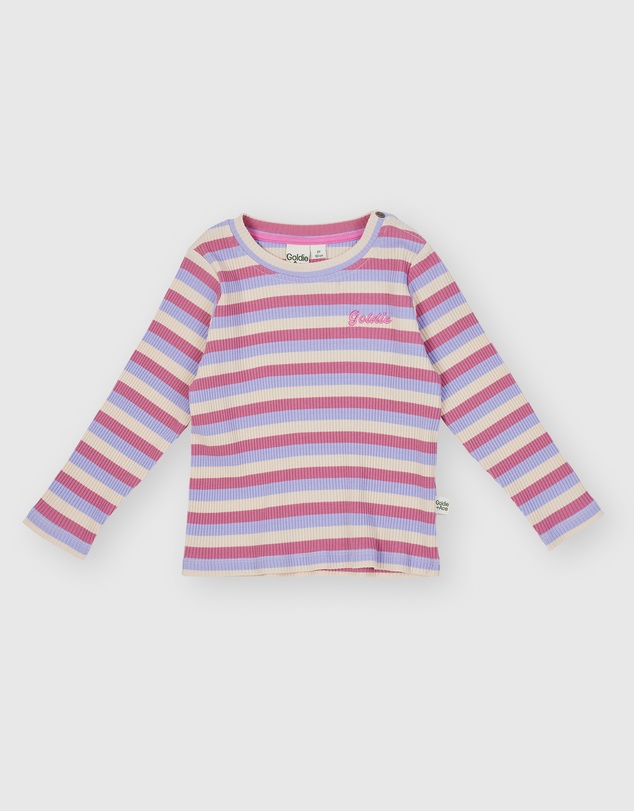 Goldie + Ace - Essential Stripe Rib Top - Babies-Kids