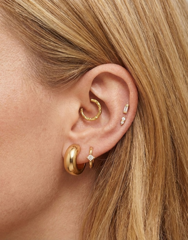 HOUSE OF SLANI - Sia Flat Back Ear Piercing Studs