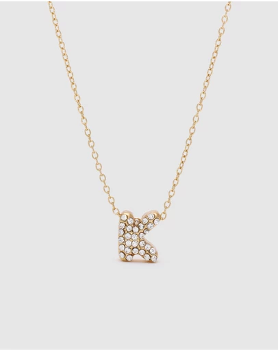Seed Heritage - Initial Jewel Bubble Necklace
