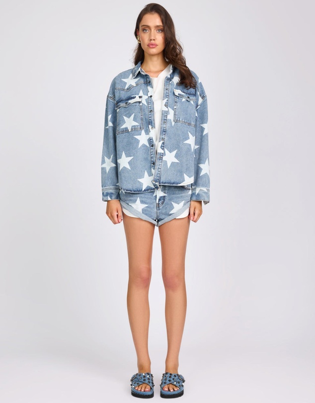 ONE TEASPOON - Daria Denim Shacket - Starwash