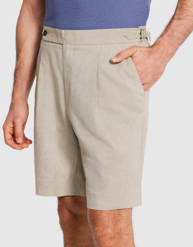 Tarocash - Marvel Pleat Linen Short