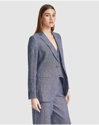 Oxford - Lola Pinstripe Line Jacket